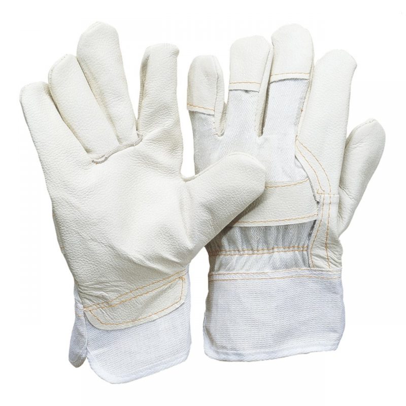 Polster Möbelleder Handschuh hell