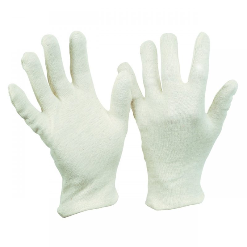 Baumwoll Trikot Handschuh schwere Ausführung Herren
