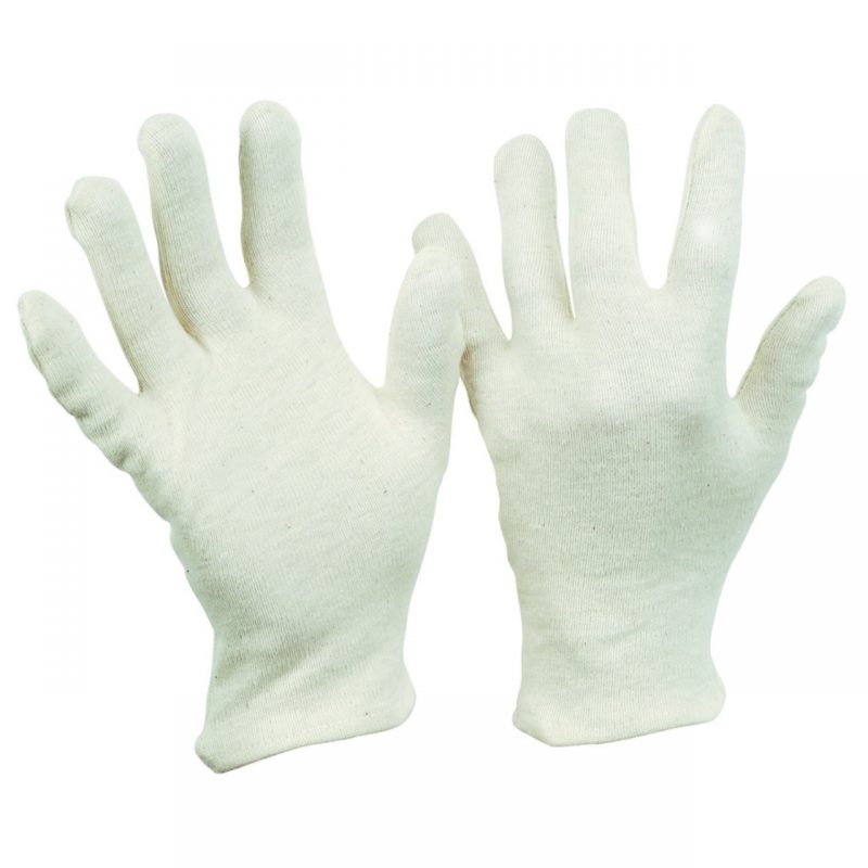 Baumwoll Trikot Handschuh schwere Ausführung Damengröße