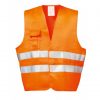 Warnschutzwesten orange mit Handytasche