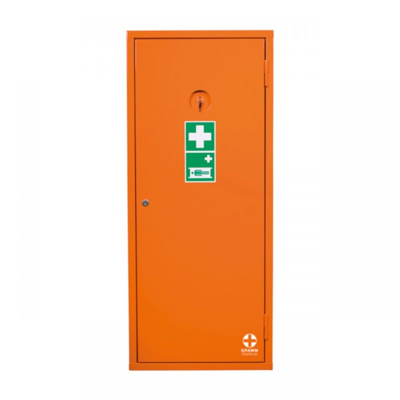 Sanitätswandschrank K orange