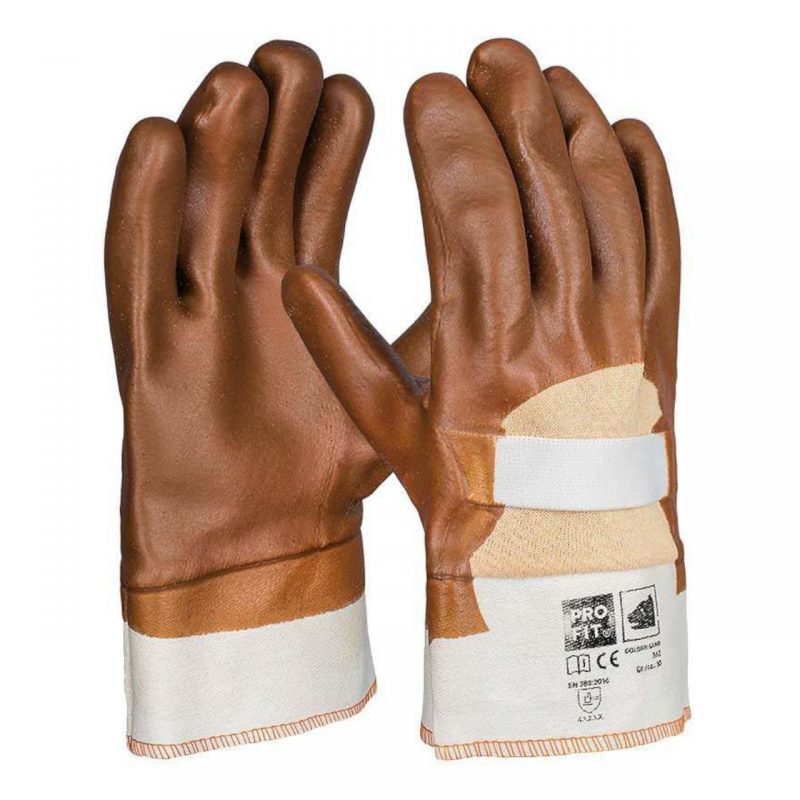 PVC Handschuh Golden Sand