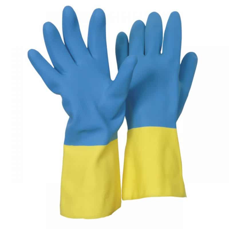 CE 24 Paar altexx® 30 cm ca Latex-/Haushaltshandschuh Größe:L 9 