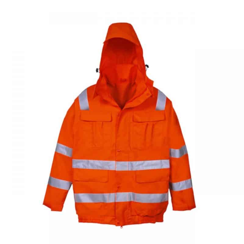 Warnschutz Regenjacke Connect Out orange