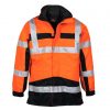 4 in 1 Warnschutzparka Stonefield orange