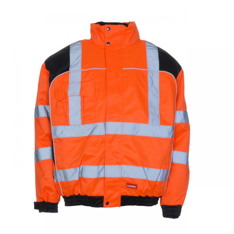 Warnschutzjacke orange schwarz