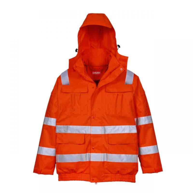 3 in 1 Warnschutzjacke Connect orange