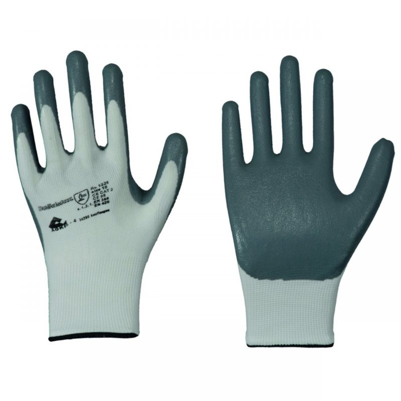 Nylon Feinstrick Handschuh mit Nitril