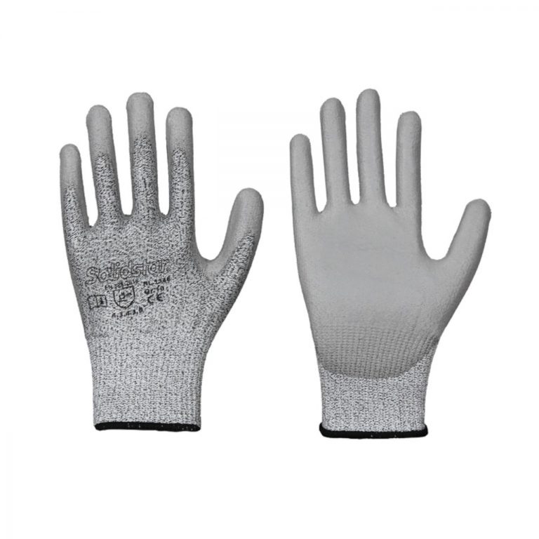 Montagehandschuhe Gr 9 6 Paar LeiKaFlex 1466 Arbeitshandschuhe   Montagehandschuhe Grau/schwarz (Nylon/Nitril)
