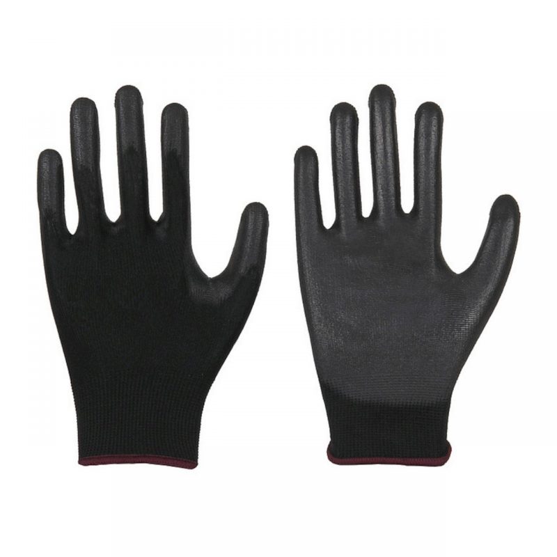 Polyester Feinstrick Handschuh mit PU