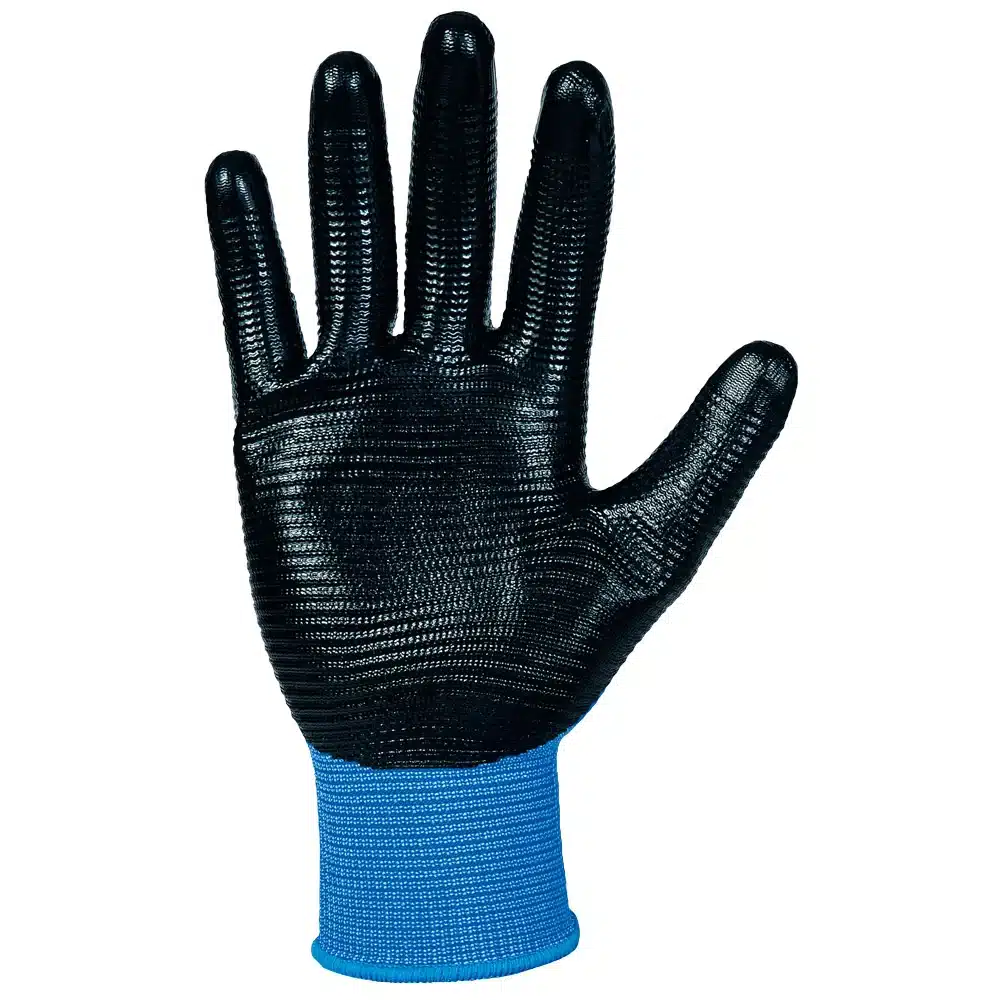 Profilgrip Handschuh mit Nitrilbeschichtung blau – Bild 3