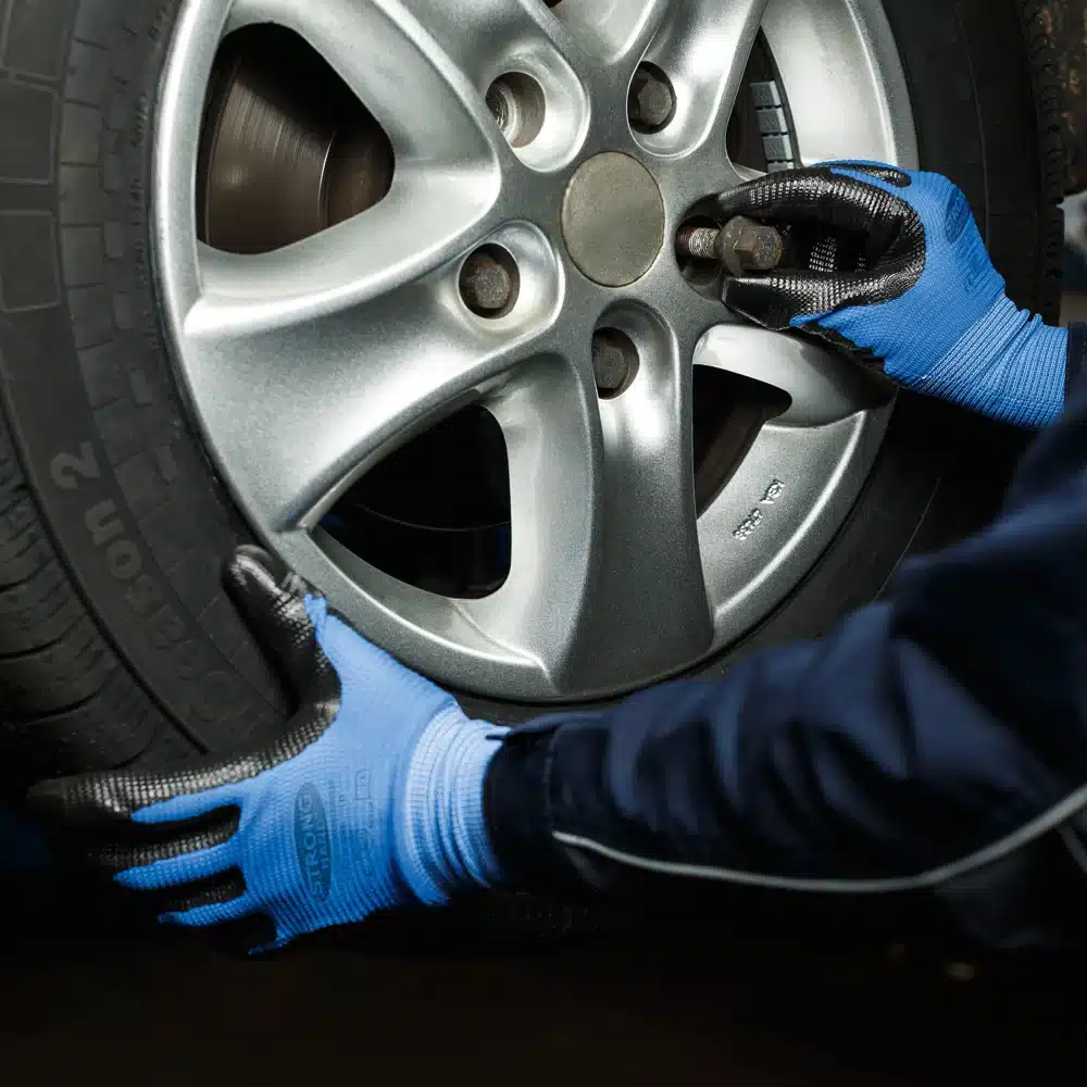 Profilgrip Handschuh mit Nitrilbeschichtung blau – Bild 4